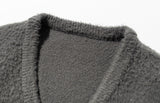 マスノウン(MASSNOUN)   ANGORA WOOL MOHAIR CARDIGAN MFZCD001-DK