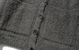 マスノウン(MASSNOUN)   ANGORA WOOL MOHAIR CARDIGAN MFZCD001-DK