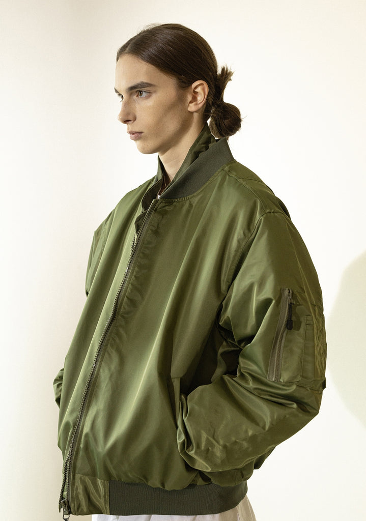 マスノウン(MASSNOUN)  OVERSIZED MA-1 JACKET MFZPD001-KK