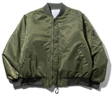 マスノウン(MASSNOUN)  OVERSIZED MA-1 JACKET MFZPD001-KK