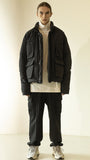マスノウン(MASSNOUN)   PUFFER DOWN POCKET SHORT PADDING MWZPD001-BK