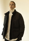 マスノウン(MASSNOUN)   PUFFER DOWN POCKET SHORT PADDING MWZPD001-BK