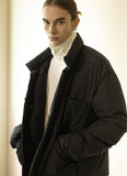 マスノウン(MASSNOUN)   PUFFER DOWN POCKET SHORT PADDING MWZPD001-BK