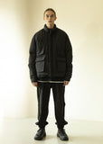 マスノウン(MASSNOUN)   PUFFER DOWN POCKET SHORT PADDING MWZPD001-BK