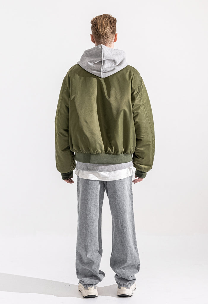 マスノウン(MASSNOUN)  8OZ OVERSIZED MA-1 JACKET MFZPD003-KK