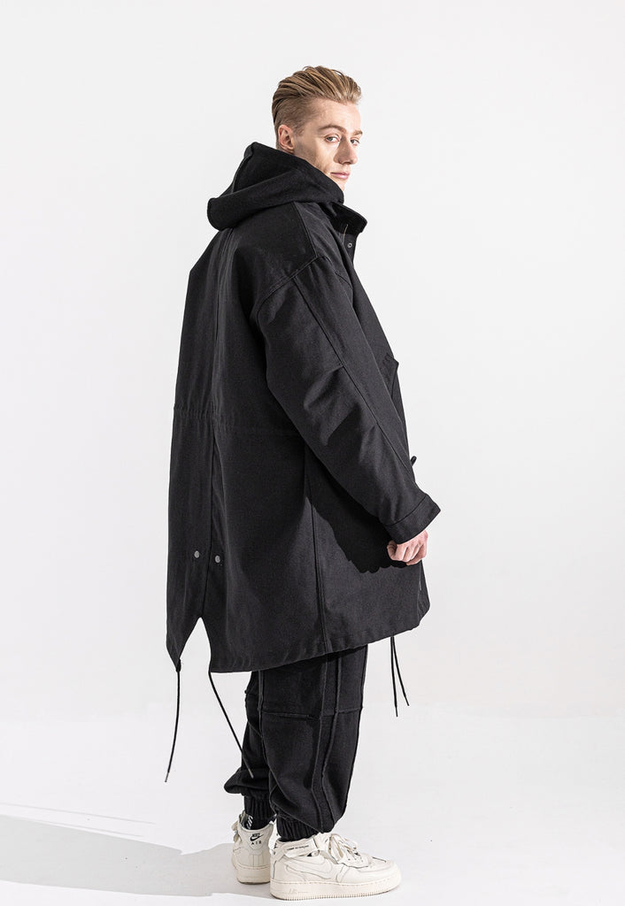 マスノウン(MASSNOUN)   M-65 FISHTAIL COTTON COAT MWZCT002-BK