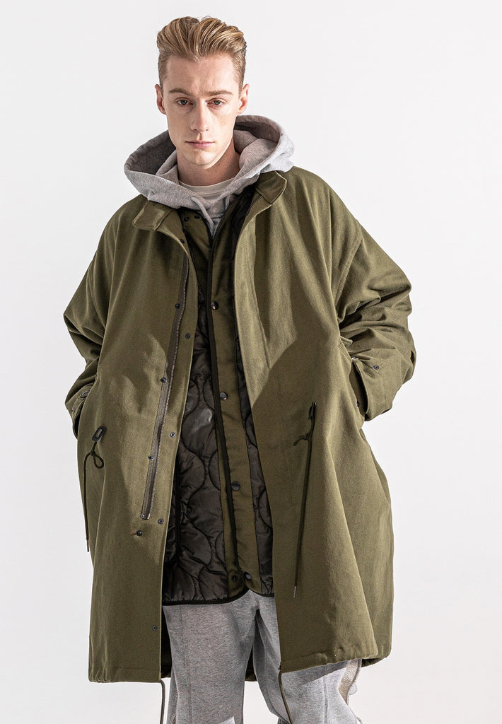 マスノウン(MASSNOUN)   M-65 FISHTAIL COTTON COAT MWZCT002-KK