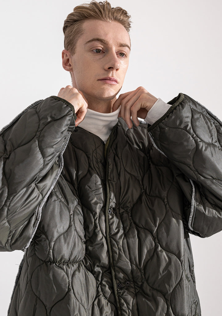 マスノウン(MASSNOUN)  REVERSIBLE STICH QUILITING JACKET MWZJK002-KK