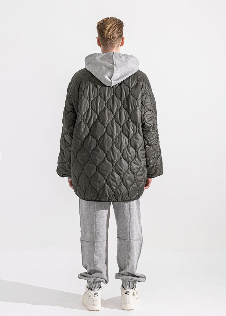 マスノウン(MASSNOUN)  REVERSIBLE STICH QUILITING JACKET MWZJK002-KK
