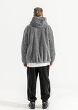 マスノウン(MASSNOUN)   TURTLE DOUBLE SOFT WOOL SHORT JUMPER MWZPD004-GY