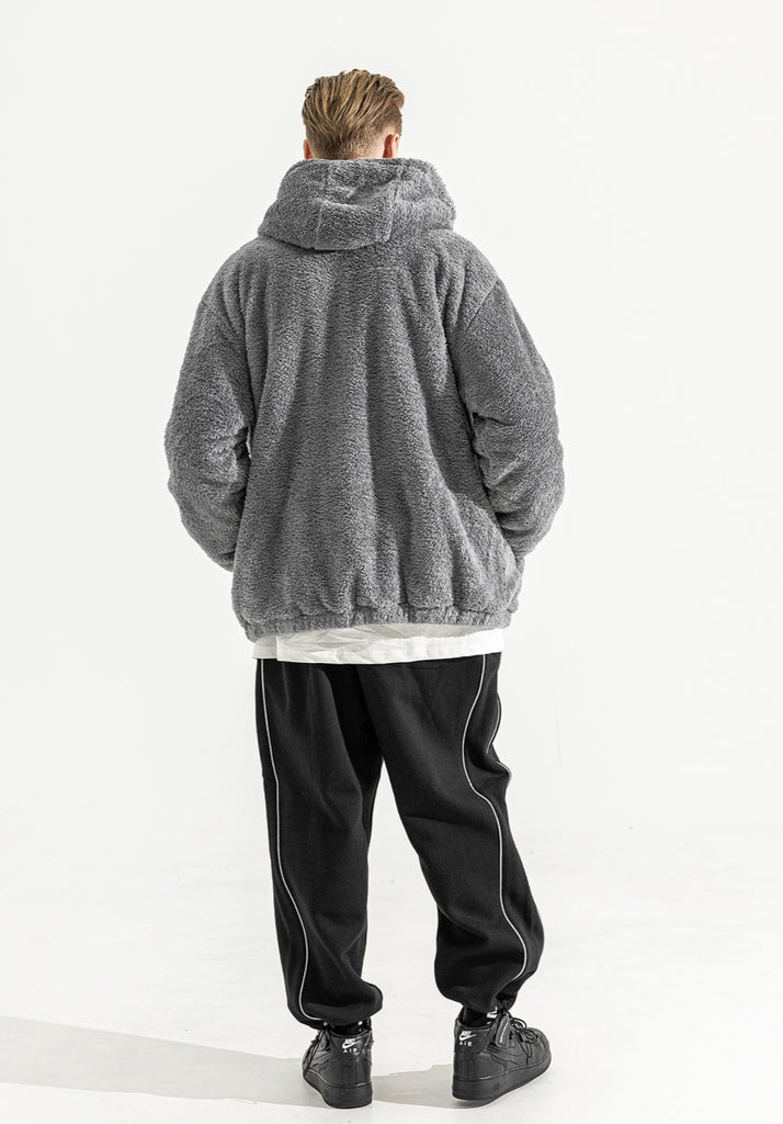マスノウン(MASSNOUN)   TURTLE DOUBLE SOFT WOOL SHORT JUMPER MWZPD004-GY