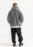マスノウン(MASSNOUN)   TURTLE DOUBLE SOFT WOOL SHORT JUMPER MWZPD004-GY