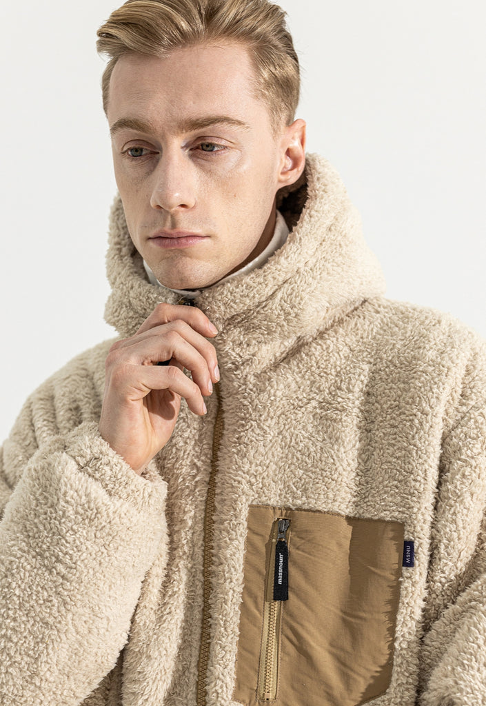 マスノウン(MASSNOUN)   TURTLE DOUBLE SOFT WOOL SHORT JUMPER MWZPD004-BG