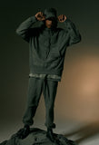 OVERR(オベルー) 20FW PIGMENT KHAKI INSIDE OUT SWEATPANTS