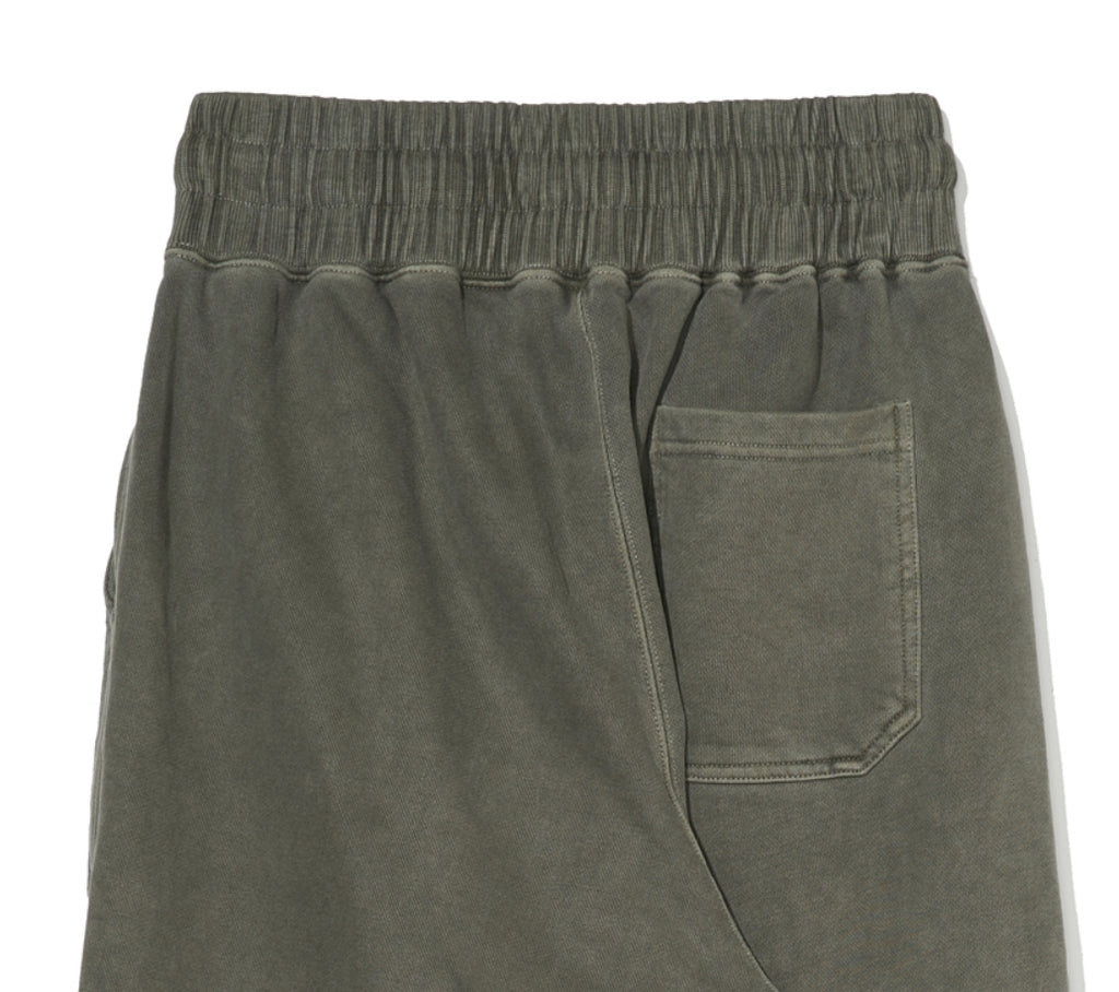 OVERR(オベルー) 20FW PIGMENT KHAKI INSIDE OUT SWEATPANTS