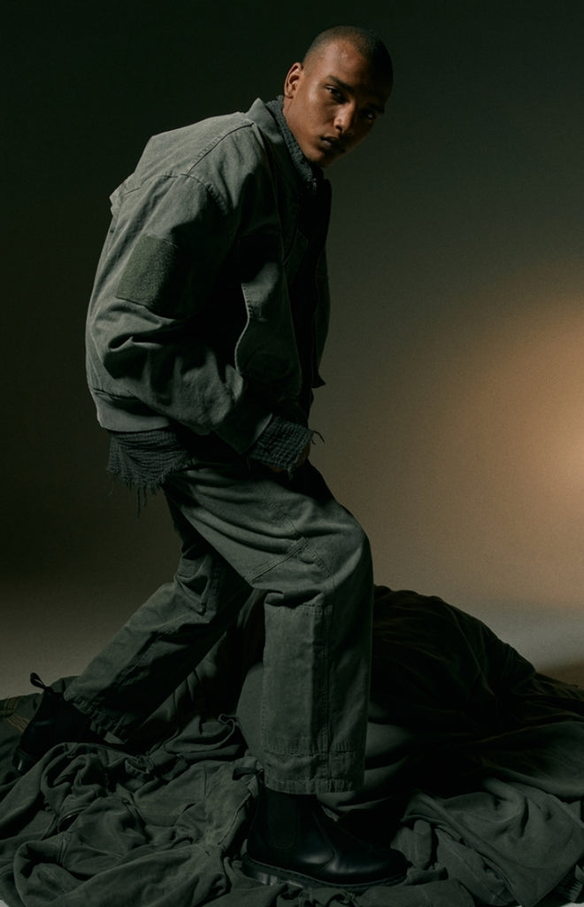 OVERR(オベルー) 20FW PIGMENT KHAKI WORK PANTS