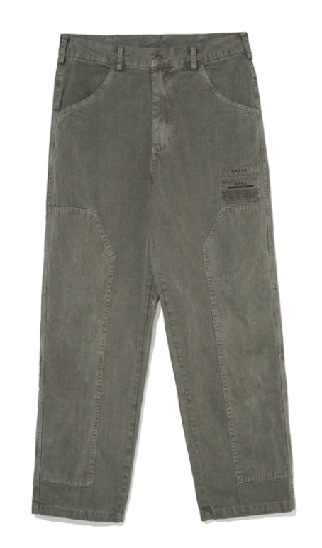 OVERR(オベルー) 20FW PIGMENT KHAKI WORK PANTS