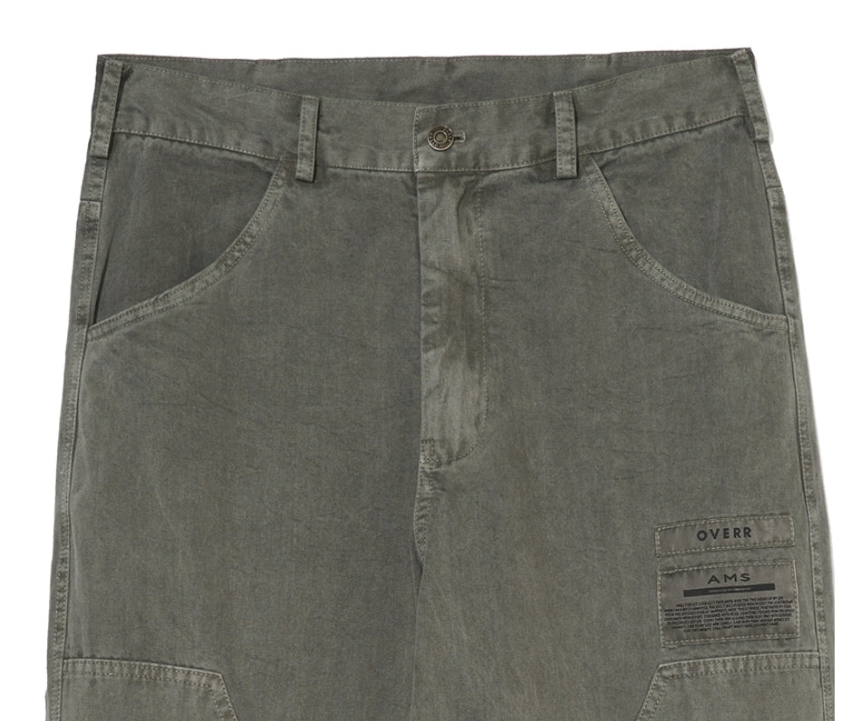 OVERR(オベルー) 20FW PIGMENT KHAKI WORK PANTS