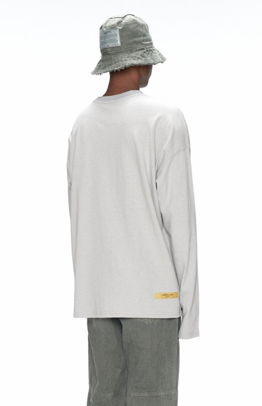 OVERR(オベルー) 20FW OVR COIN GRAY L/S T-SHIRTS