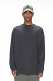 OVERR(オベルー) 20FW AMOUR-PROPRE LOGO CHARCOAL L/S T-SHIRTS