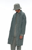 OVERR(オベルー) 20FW PIGMENT KHAKI DENIM LONG COAT