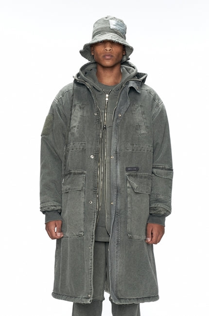 OVERR(オベルー) 20FW PIGMENT KHAKI HEAVY WEIGHT PARKA