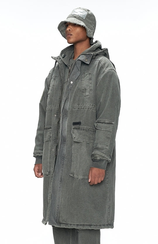 OVERR(オベルー) 20FW PIGMENT KHAKI HEAVY WEIGHT PARKA
