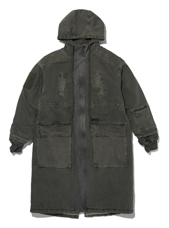 OVERR(オベルー) 20FW PIGMENT KHAKI HEAVY WEIGHT PARKA