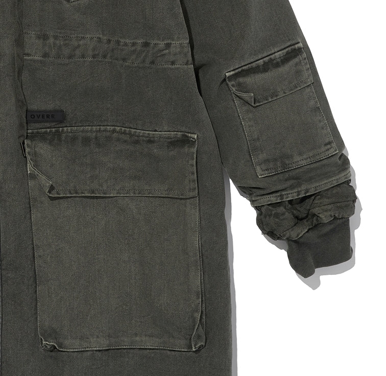 OVERR(オベルー) 20FW PIGMENT KHAKI HEAVY WEIGHT PARKA