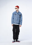 シディスコンマ(SHETHISCOMMA)  PEACE OUT DENIM JK