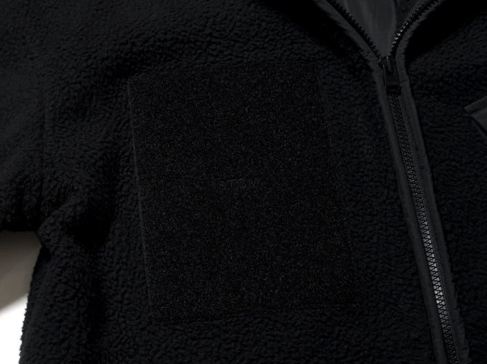 STIGMA(スティグマ) BLEND OVERSIZED FLEECE COAT BLACK