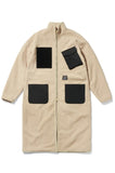 STIGMA(スティグマ) BLEND OVERSIZED FLEECE COAT BEIGE