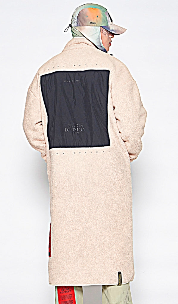 STIGMA(スティグマ) BLEND OVERSIZED FLEECE COAT BEIGE