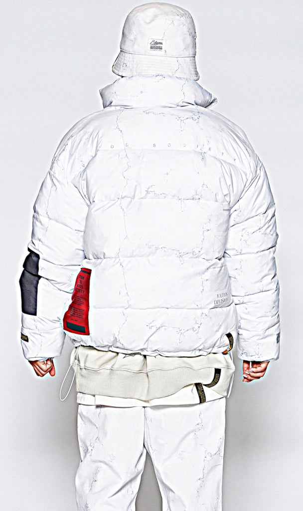 STIGMA(スティグマ) DV SHORT PADDING JACKET MARBLE WHITE