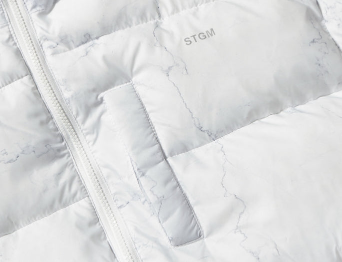 STIGMA(スティグマ) DV SHORT PADDING JACKET MARBLE WHITE