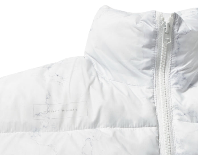 STIGMA(スティグマ) DV SHORT PADDING JACKET MARBLE WHITE