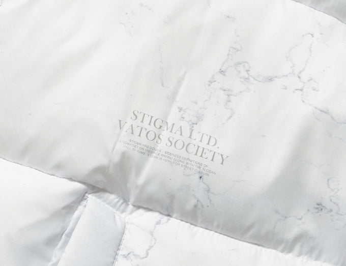 STIGMA(スティグマ) DV SHORT PADDING JACKET MARBLE WHITE