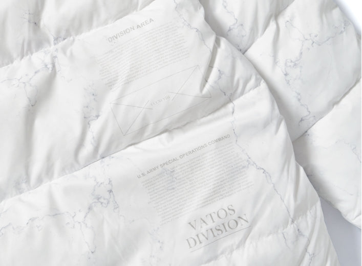 STIGMA(スティグマ) DV SHORT PADDING JACKET MARBLE WHITE
