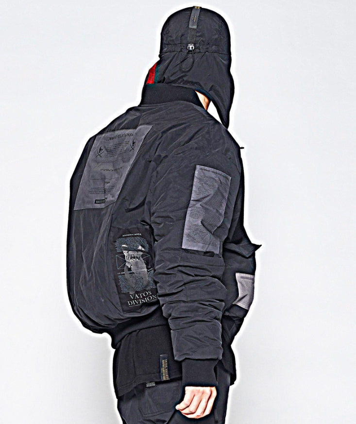 STIGMA(スティグマ) DV TECH OVERSIZED PADDING MA-1 JACKET BLACK