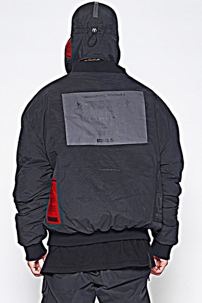 STIGMA(スティグマ) DV TECH OVERSIZED PADDING MA-1 JACKET BLACK