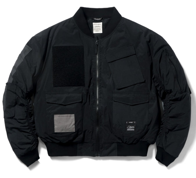 STIGMA(スティグマ) DV TECH OVERSIZED PADDING MA-1 JACKET BLACK