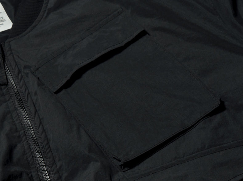 STIGMA(スティグマ) DV TECH OVERSIZED PADDING MA-1 JACKET BLACK