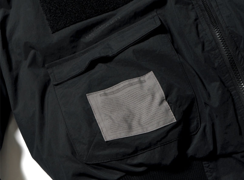 STIGMA(スティグマ) DV TECH OVERSIZED PADDING MA-1 JACKET BLACK