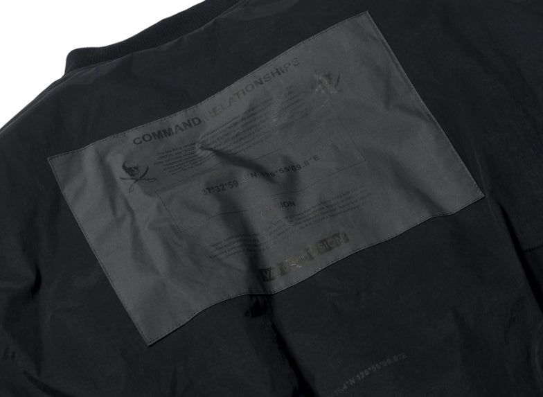 STIGMA(スティグマ) DV TECH OVERSIZED PADDING MA-1 JACKET BLACK