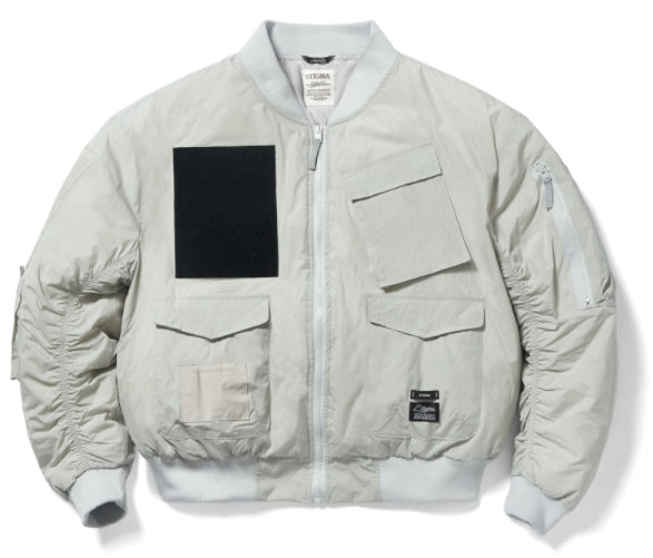 STIGMA(スティグマ) DV TECH OVERSIZED PADDING MA-1 JACKET GREY