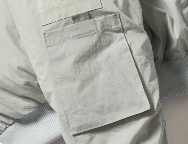STIGMA(スティグマ) DV TECH OVERSIZED PADDING MA-1 JACKET GREY