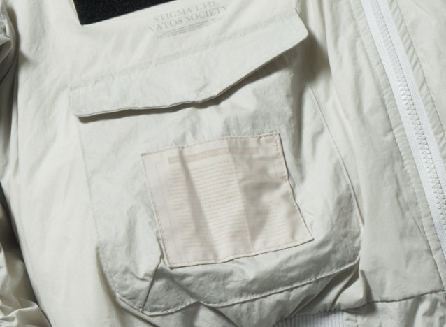 STIGMA(スティグマ) DV TECH OVERSIZED PADDING MA-1 JACKET GREY