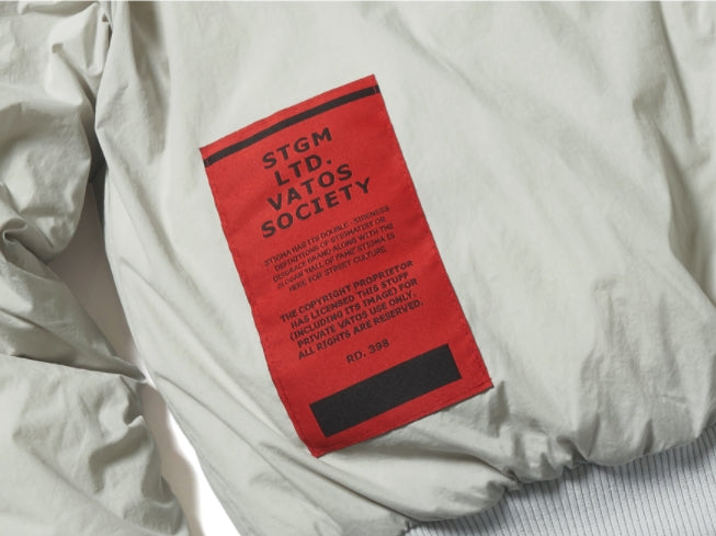 STIGMA(スティグマ) DV TECH OVERSIZED PADDING MA-1 JACKET GREY