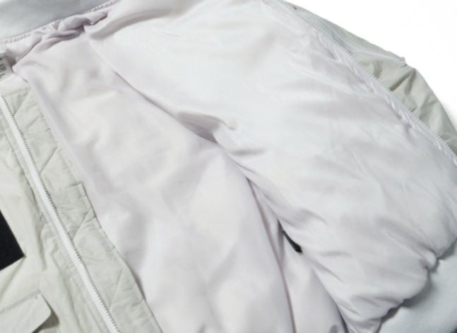 STIGMA(スティグマ) DV TECH OVERSIZED PADDING MA-1 JACKET GREY