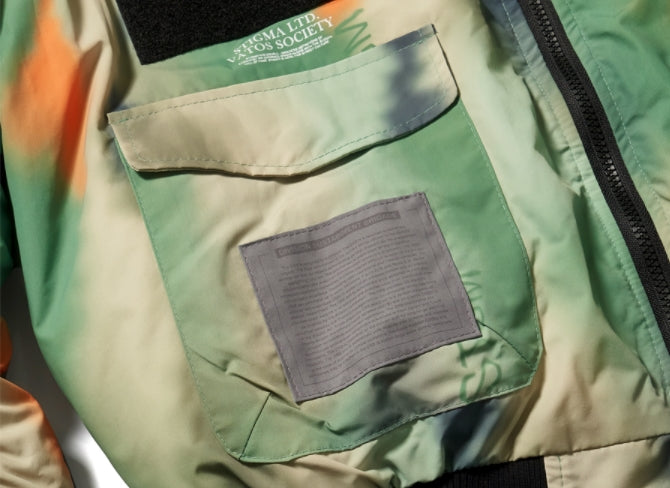 STIGMA(スティグマ) DV TECH OVERSIZED PADDING MA-1 JACKET PATTERN
